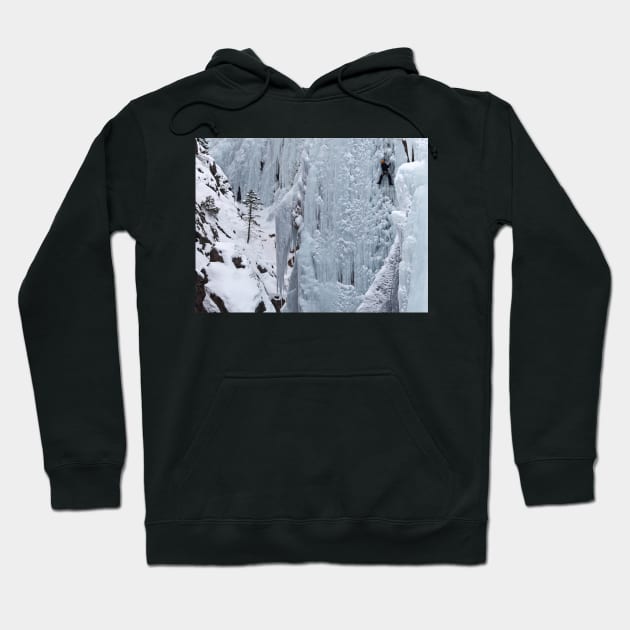 Ice climbing Hoodie by algill